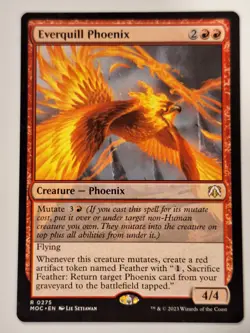 Everquill Phoenix - Commander: March of the Machine - Magic the Gathering MTG - Image 1