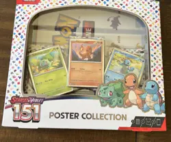 Pokemon TCG 151 Poster Collection box Scarlet and Violet 3.5 sealed new 820650853166 - Image 1