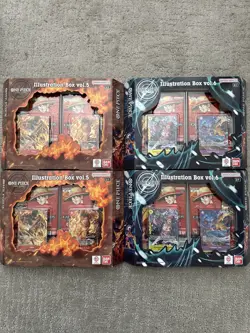 Lot of 4 One Piece 13 OP-13 Illustration Box V.5 and V.6 IN HAND - Image 1