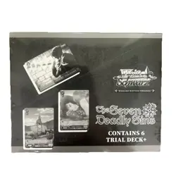 Weiss Schwarz The Seven Deadly Sins Trial Deck Plus Case Display (6 Decks) 8885009406211 - Image 1