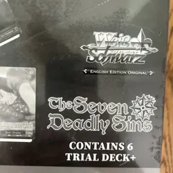 Weiss Schwarz The Seven Deadly Sins Trial Deck Plus Case Display (6 Decks) 8885009406211 - Image 2