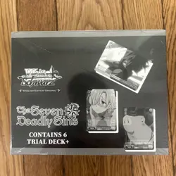 Weiss Schwarz The Seven Deadly Sins Trial Deck Plus Case Display (6 Decks) 8885009406211 - Image 5