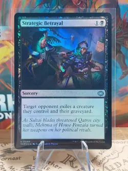 Strategic Betrayal - Tarkir Dragonstorm - FOIL - Magic the Gathering - Image 1