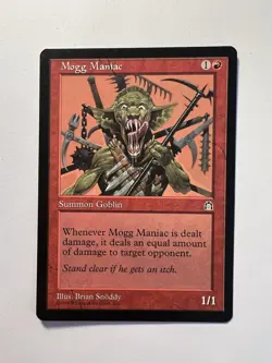 Mogg Maniac - MTG Stronghold - NM - Image 1
