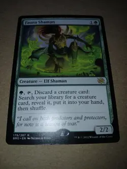 MTG Fauna Shaman NM-Mint The Brothers' War - Image 1
