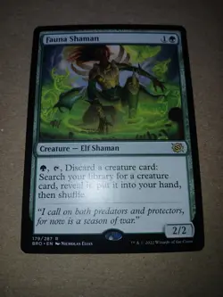 MTG Fauna Shaman NM-Mint The Brothers' War - Image 2