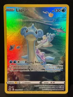 Lapras GG05/GG70 SWSH Crown Zenith Galarian Gallery Ultra Pokemon Card AA9 NM1 - Image 1