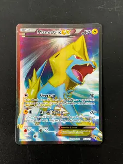 Manectric EX 113/119 XY Phantom Forces Full Art Ultra Rare Pokemon Card ISL - Image 1
