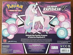 POKEMON TCG SWORD & SHIELD GALARIAN RAPIDASH V PROMO BOX SEALED - Image 2