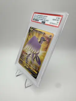 2022 POKEMON BRILLIANT STARS GALARIAN ARTICUNO V SECRET #181 PSA 10 - Image 4
