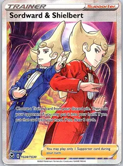 Pokemon SWSH12: Silver Tempest Trainer Gallery Sordward & Shielbert - Image 1