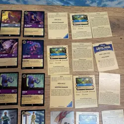 Disney Lorcana Job Lot Bundle Cards Rare Legendary Foil Cards - Image 4