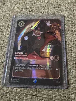 Ratigan Nefarious Criminal Enchanted 216/204 Disney Lorcana Archazia's Island - Image 1