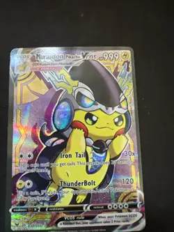 PIKACHU POKEMON MIRAIDON COSPLAY CARD NEW HOLO PRISM COLLECTION Cool Fan Art - Image 1