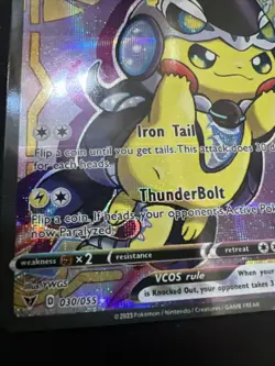 PIKACHU POKEMON MIRAIDON COSPLAY CARD NEW HOLO PRISM COLLECTION Cool Fan Art - Image 3