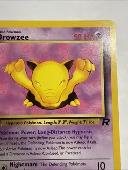 Pokemon Card Drowzee 54/82 1st Edition Team Rocket - Image 3
