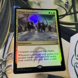 Temur Ascendancy [Khans of Tarkir] Magic MTG FOIL NEVER PLAYED MINT - Image 1