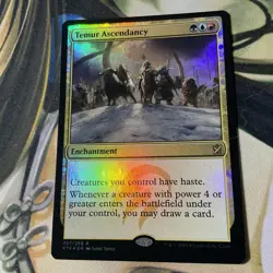 Temur Ascendancy [Khans of Tarkir] Magic MTG FOIL NEVER PLAYED MINT - Image 2