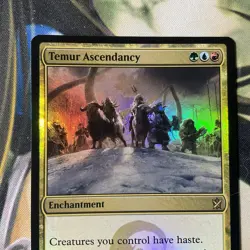 Temur Ascendancy [Khans of Tarkir] Magic MTG FOIL NEVER PLAYED MINT - Image 4