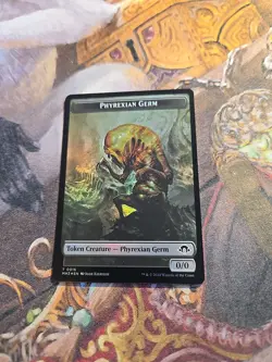 Phyrexian Germ / Clue Foil Token MTG MH3 - Pack Fresh - - Image 1
