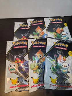Pokemon TCG First Partner Pack - Lot of 3 - Sinnoh, Unova, Alola NEW/SEALED 820650809620 - Image 2