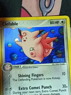 Clefable 36/115 Unseen Forces Reverse Holo NM Condition Pokemon TCG - Image 4