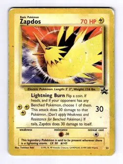 Zapdos WoTC Promo #23 (2023) Promo Promo HP Pokemon - Image 1