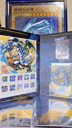 YuGiOh 25th Blue Eyes White Dragon Ukiyoe Stamp Set Japan Post Limited SEALED - Image 2