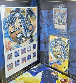 YuGiOh 25th Blue Eyes White Dragon Ukiyoe Stamp Set Japan Post Limited SEALED - Image 3