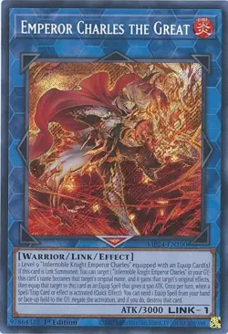 MISPRINT EMPEROR CHARLES THE GREAT MP24-EN100 SECRET RARE YUGIOH NM - Image 1