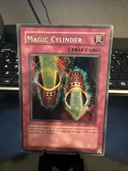 Yu-Gi-Oh! TCG Magic Cylinder Labyrinth of Nightmare LON-EN104 Secret Rare LP - Image 1