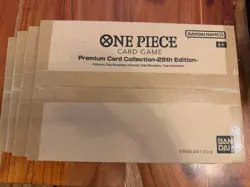 4x ! One Piece Premium Card Collection 25th Anniversary Edition English - Sealed - Image 2