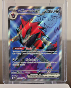 N's Zoroark ex 175/159 NM/M JTG EN Sv09 Journey Together Full Art Pokemon TCG - Image 1