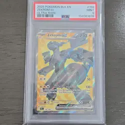 Pokemon Zekrom ex 158/086 Sv: Black Bolt Ultra Rare Holo PSA 9 English 2025 - Image 1