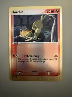 Pokemon TCG Torchic 77/97 Dragon Reverse Holo NM - Image 1