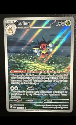 Ledian 144/142 Sv07: Stellar Crown Holo Pokemon TCG Near Mint/ NM - Image 1
