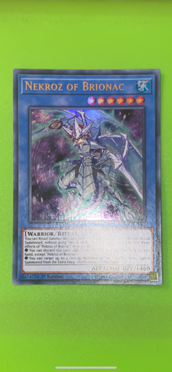 NEKROZ OF BRIONAC - DUPO-EN086 1ST EDITION ULTRA RARE NM YUGIOH - Image 1
