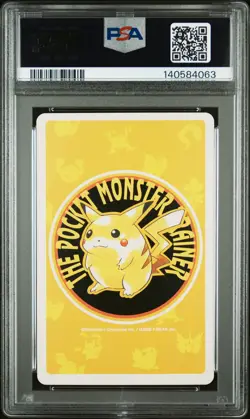 1998 Pokemon Yellow Version Playing Cards #058 Growlithe Queen Of Clubs PSA 10 - Image 2