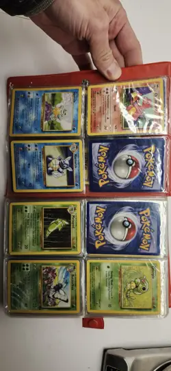 Vintage Pokemon Cards Binder Lot – Base Jungle Fossil – 135+ Cards – WOTC 1999 - Image 3