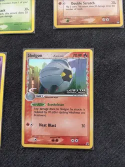 Vintage Pokemon Reverse Holo Lot 7 Cards, NM/LP 2004-2007 Kabuto Banette Shelgon - Image 5