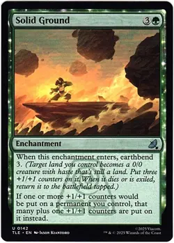 MTG Avatar: The Last Airbender Solid Ground (Uncommon) - Image 1