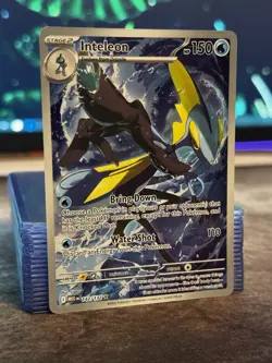 Pokemon Inteleon 142/132 Me01: Mega Evolution Illustration Rare Holo CLEAN! - Image 2