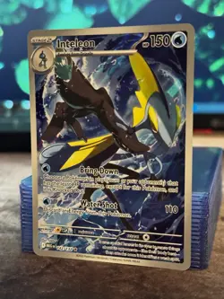 Pokemon Inteleon 142/132 Me01: Mega Evolution Illustration Rare Holo CLEAN! - Image 3