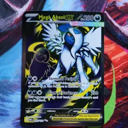 Pokemon Mega Absol EX 161/132 Full Art Ultra Rare Mega Evolution Holo English - Image 1