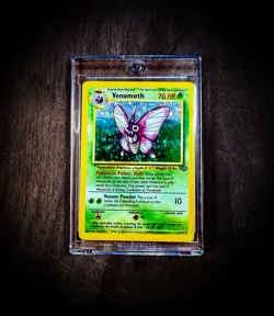 Pokemon TCG Venomoth 13/64 Jungle Holo Rare WOTC Vintage MP/LP - Image 2