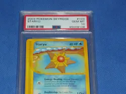 2003 POKEMON SKYRIDGE 103/144 STARYU REGULAR PSA 10 NON HOLO - Image 2