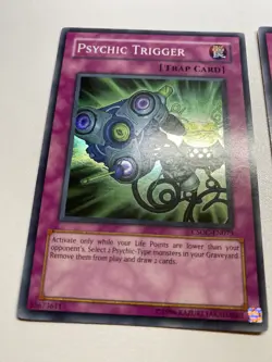 Yu-Gi-Oh! 3X Psychic Trigger Super Rare CSOC-EN073 HP - Image 2