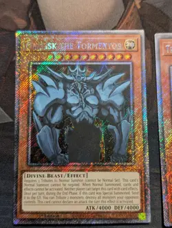 Yu-Gi-Oh! 3 GOD Obelisk the Tormentor Slifer Winged Dragon Of Ra RA04 PSR set - Image 2