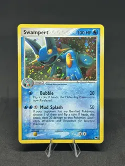 Pokemon TCG Swampert 5/17 Pop Series Promos 1 Holo Rare Card - Image 1