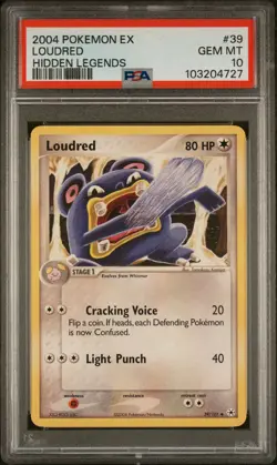 Loudred 39/101 EX Hidden Legends PSA 10 Gem Mint Pokemon Card - Image 1
